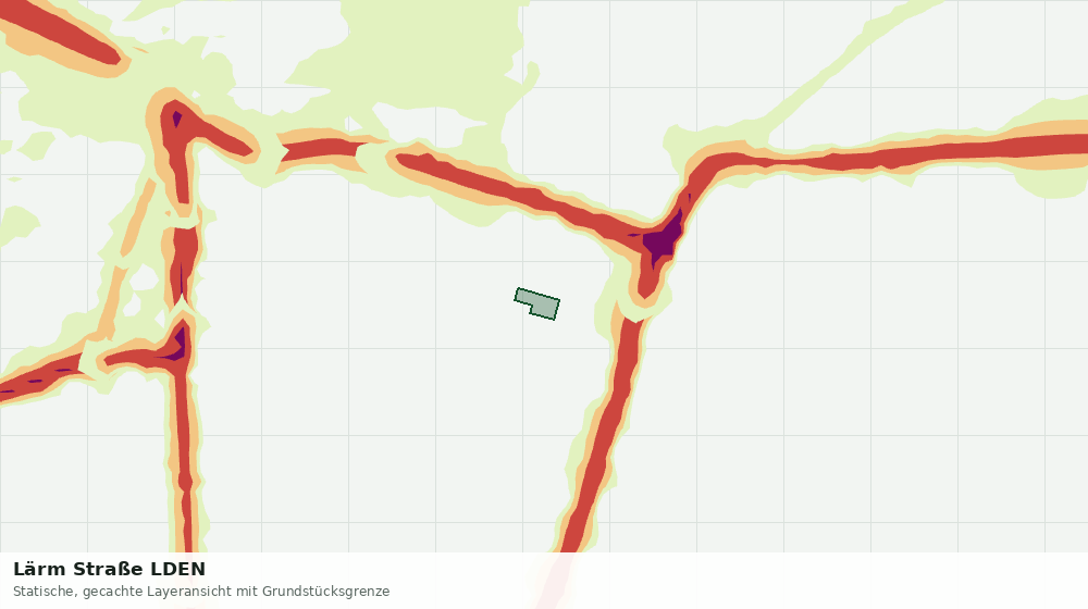 Statische Kartenansicht: Lärm Straße LDEN