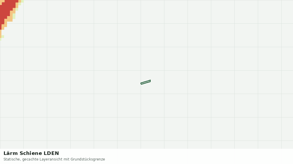 Statische Kartenansicht: Lärm Schiene LDEN