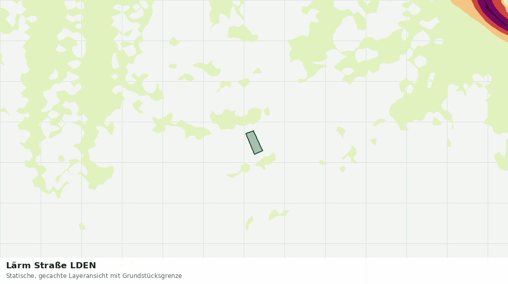 Statische Kartenansicht: Lärm Straße LDEN