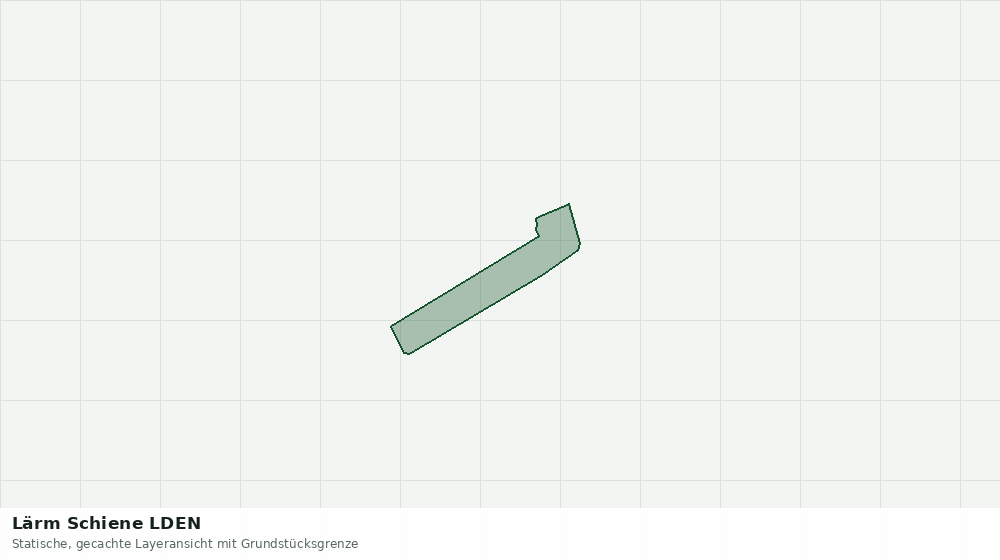 Statische Kartenansicht: Lärm Schiene LDEN