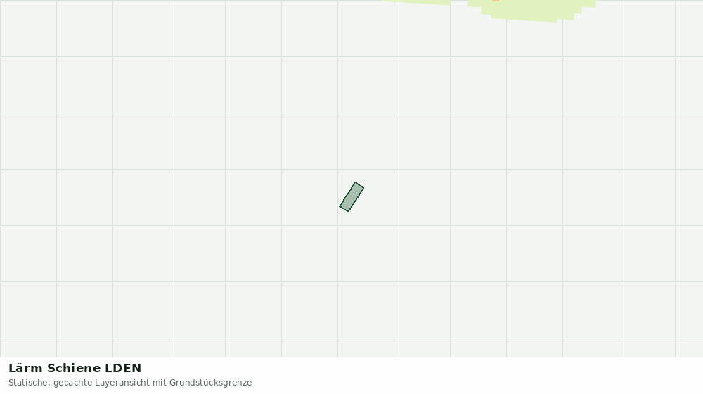 Statische Kartenansicht: Lärm Schiene LDEN