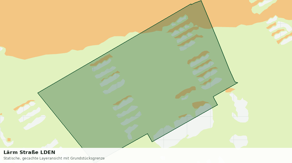 Statische Kartenansicht: Lärm Straße LDEN