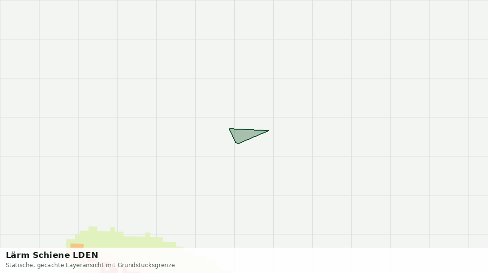 Statische Kartenansicht: Lärm Schiene LDEN