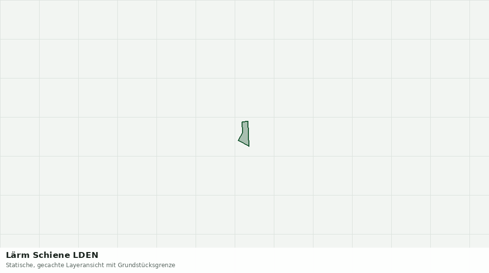 Statische Kartenansicht: Lärm Schiene LDEN