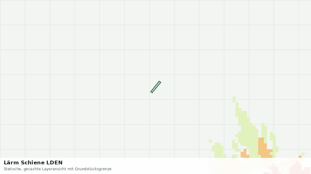 Statische Kartenansicht: Lärm Schiene LDEN