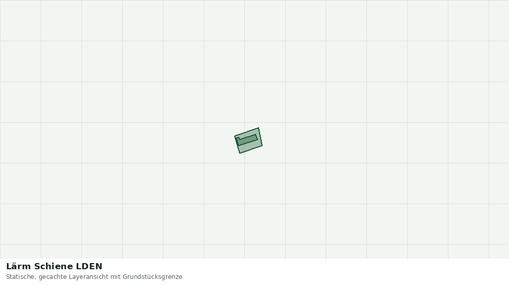 Statische Kartenansicht: Lärm Schiene LDEN