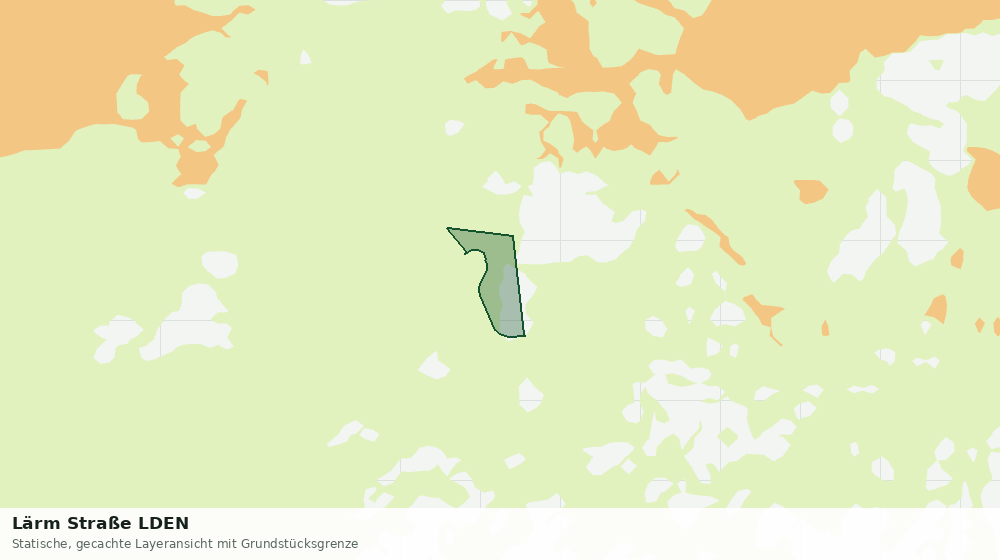 Statische Kartenansicht: Lärm Straße LDEN