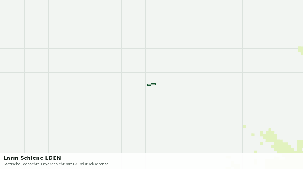 Statische Kartenansicht: Lärm Schiene LDEN