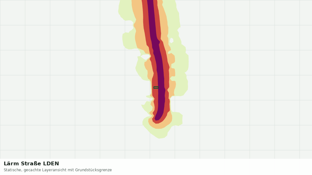 Statische Kartenansicht: Lärm Straße LDEN