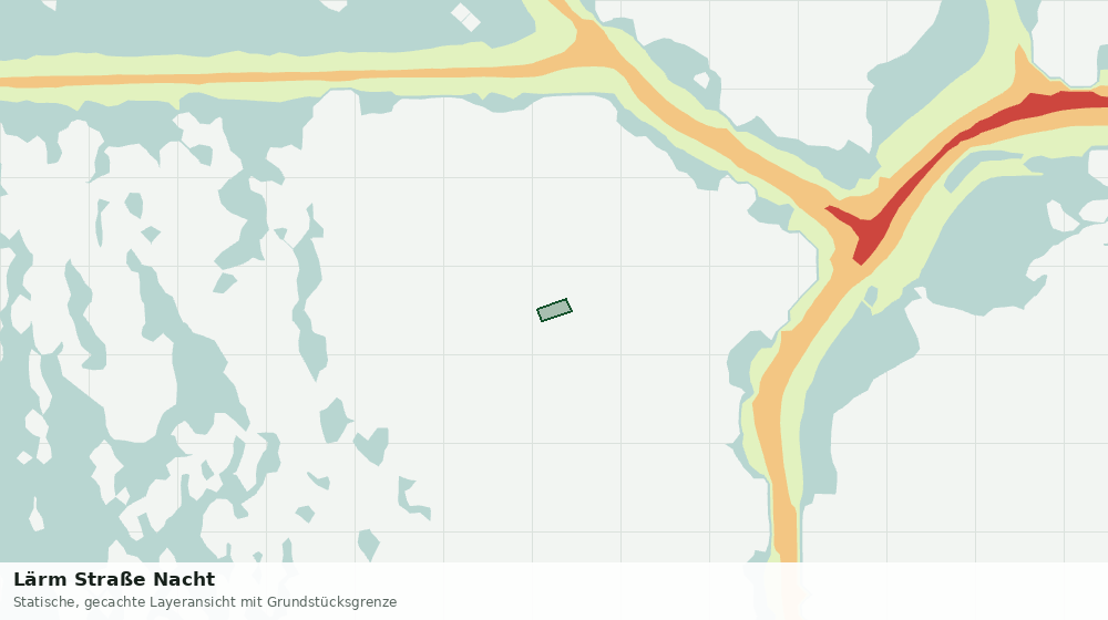 Statische Kartenansicht: Lärm Straße Nacht