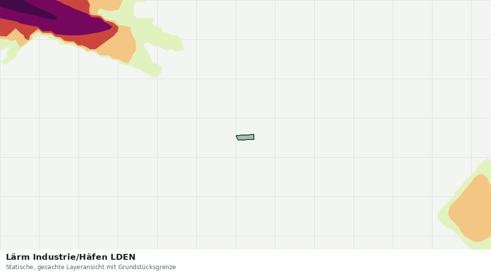 Statische Kartenansicht: Lärm Industrie/Häfen LDEN