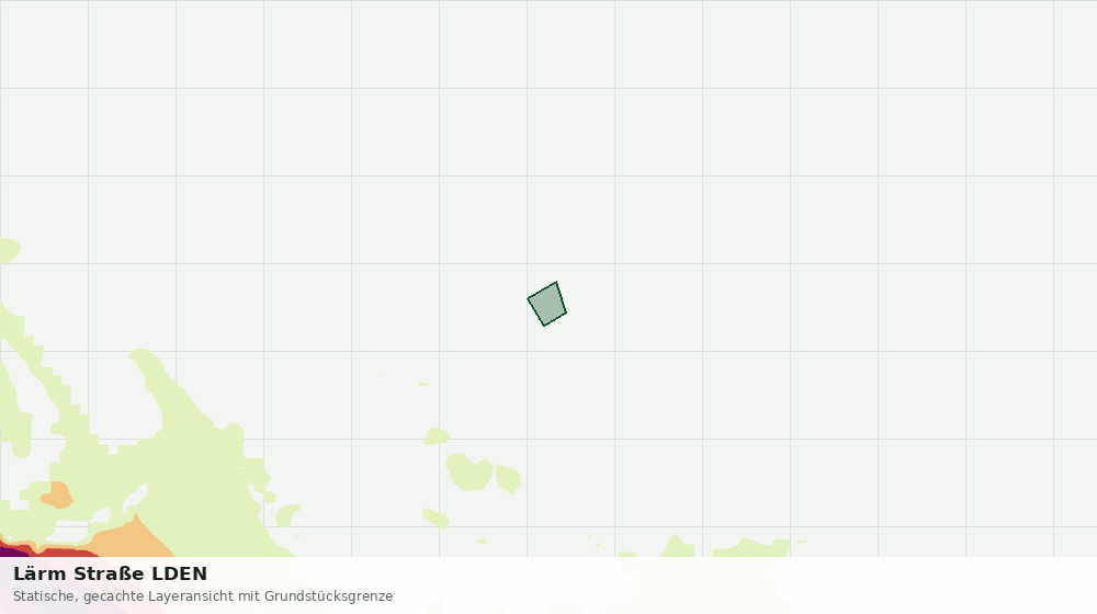 Statische Kartenansicht: Lärm Straße LDEN