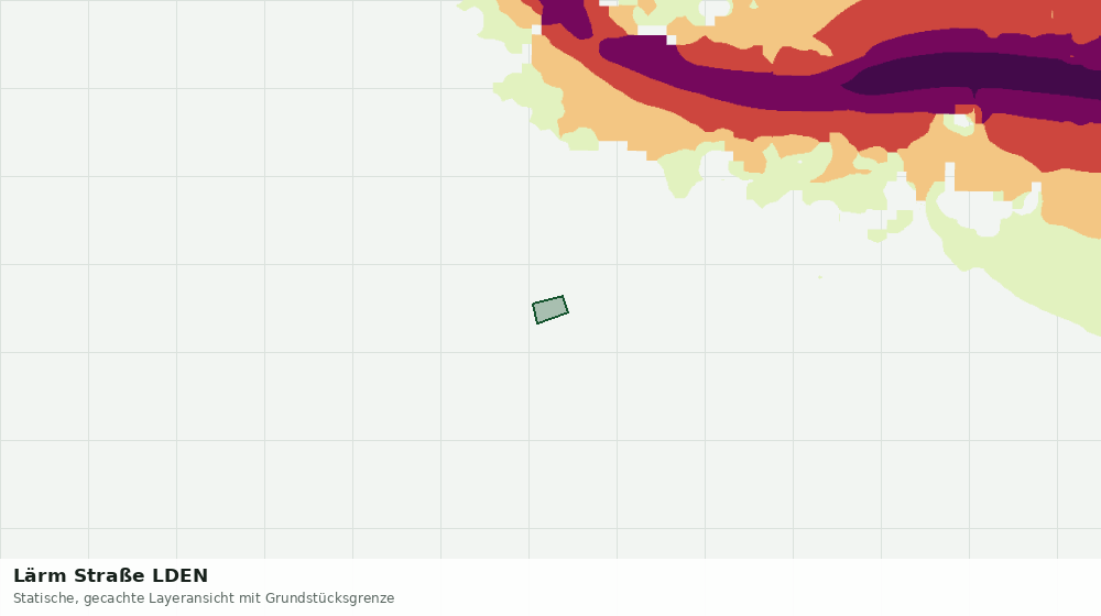 Statische Kartenansicht: Lärm Straße LDEN