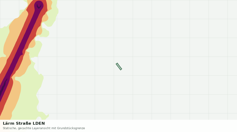 Statische Kartenansicht: Lärm Straße LDEN