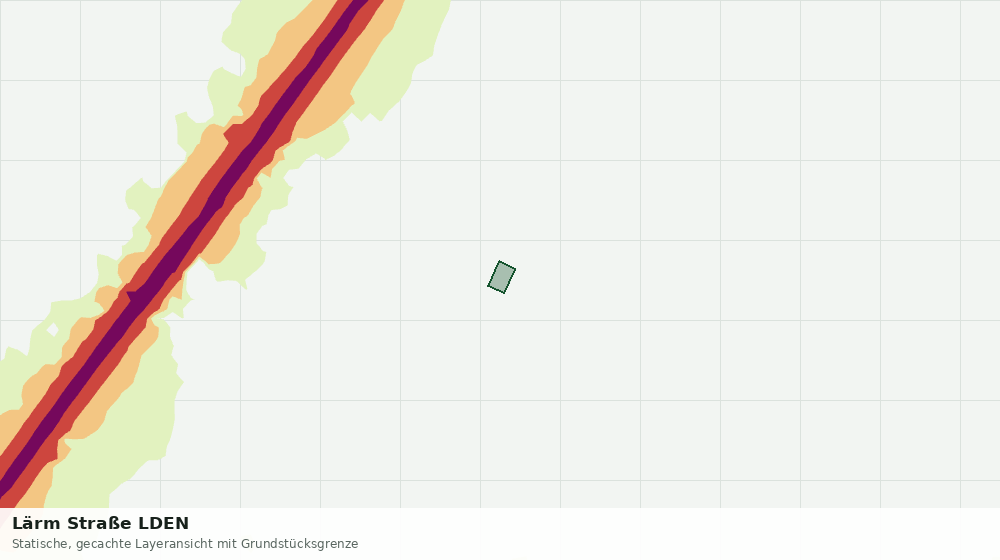 Statische Kartenansicht: Lärm Straße LDEN