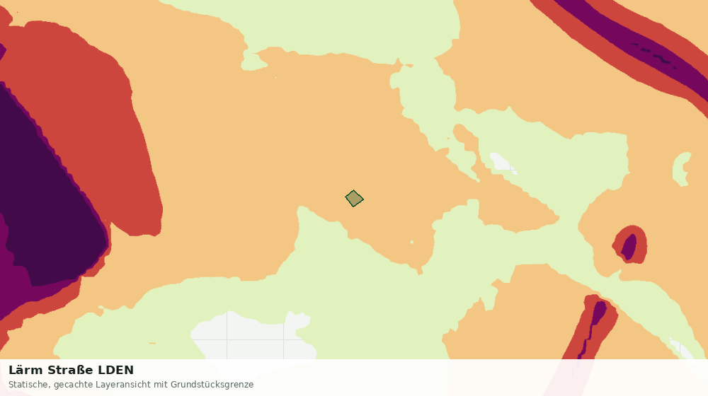 Statische Kartenansicht: Lärm Straße LDEN