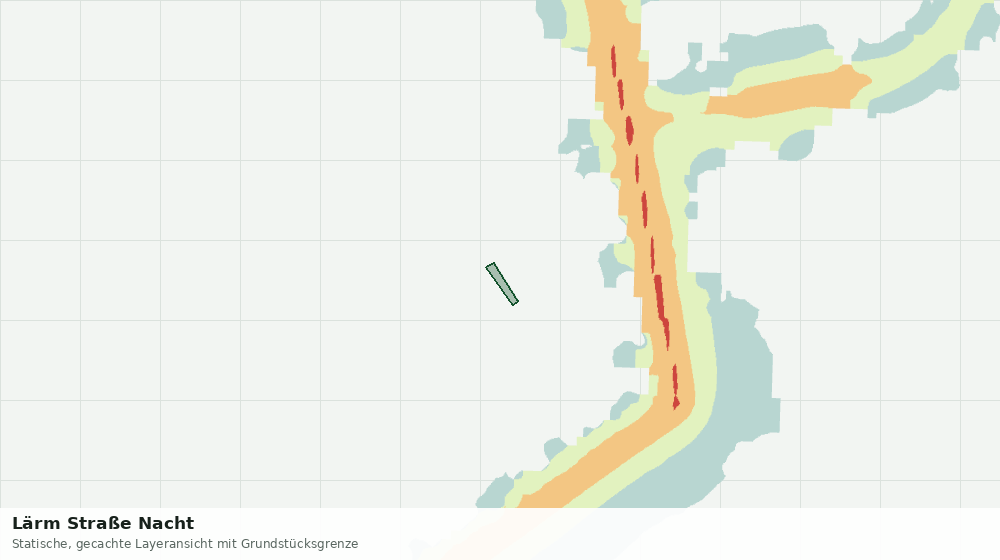 Statische Kartenansicht: Lärm Straße Nacht