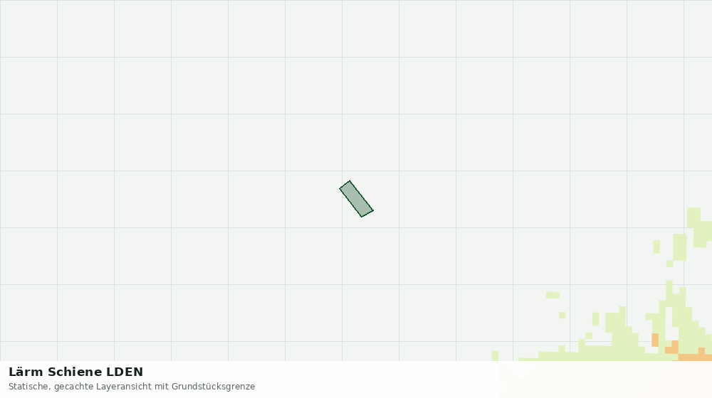 Statische Kartenansicht: Lärm Schiene LDEN