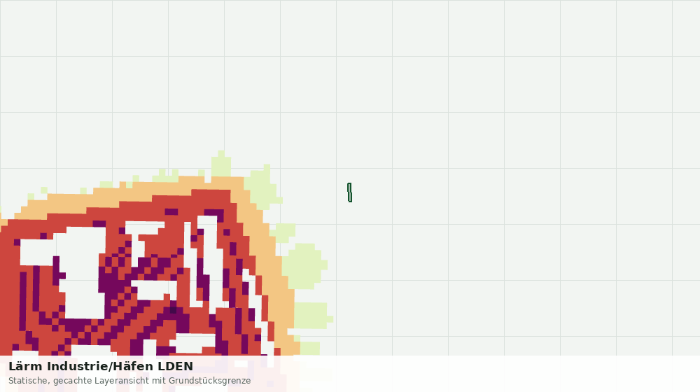 Statische Kartenansicht: Lärm Industrie/Häfen LDEN