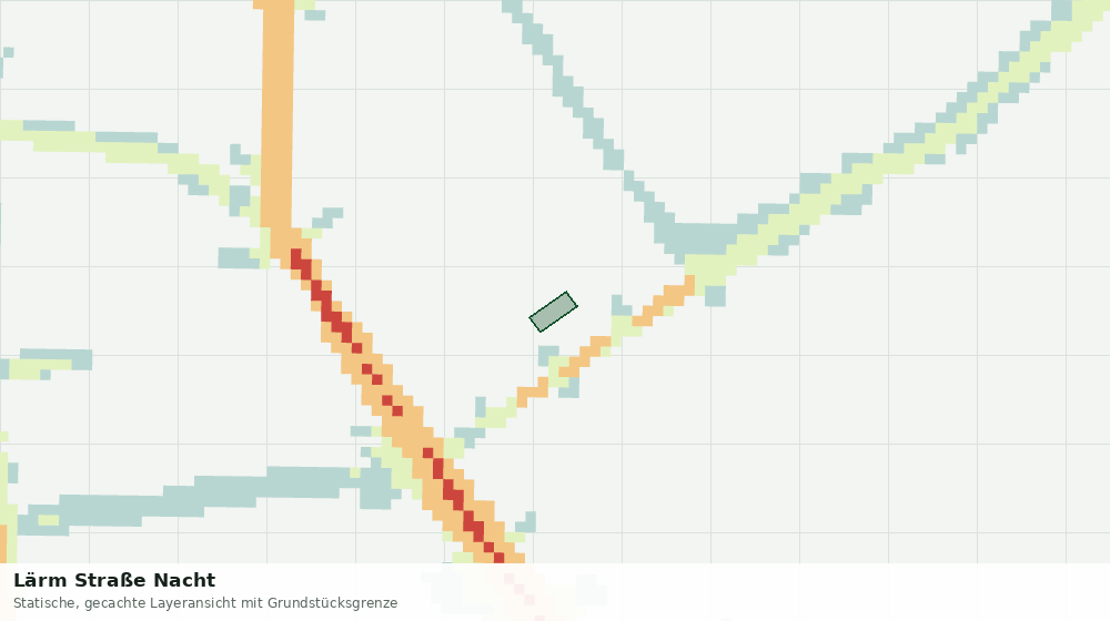 Statische Kartenansicht: Lärm Straße Nacht
