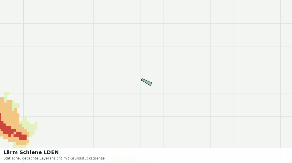 Statische Kartenansicht: Lärm Schiene LDEN