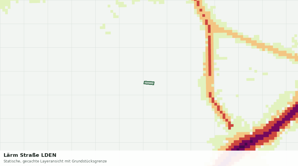 Statische Kartenansicht: Lärm Straße LDEN