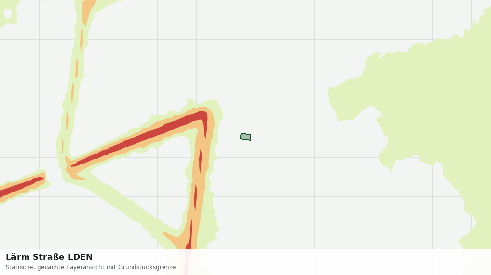 Statische Kartenansicht: Lärm Straße LDEN
