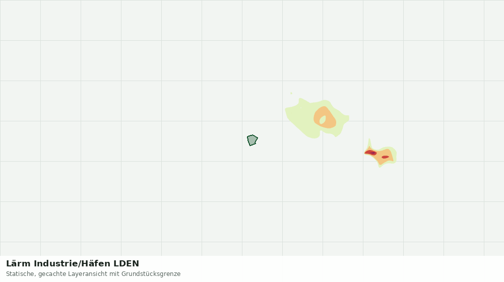 Statische Kartenansicht: Lärm Industrie/Häfen LDEN