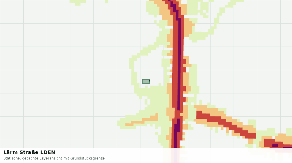 Statische Kartenansicht: Lärm Straße LDEN