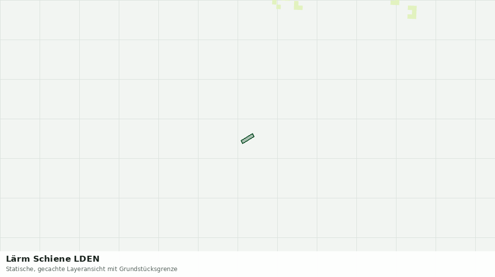 Statische Kartenansicht: Lärm Schiene LDEN