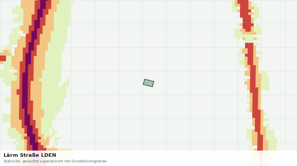 Statische Kartenansicht: Lärm Straße LDEN