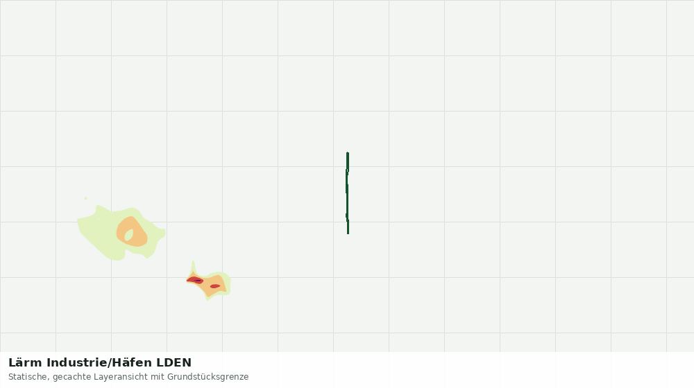 Statische Kartenansicht: Lärm Industrie/Häfen LDEN