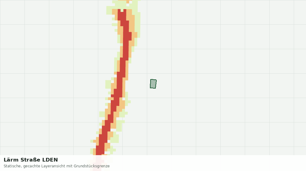 Statische Kartenansicht: Lärm Straße LDEN