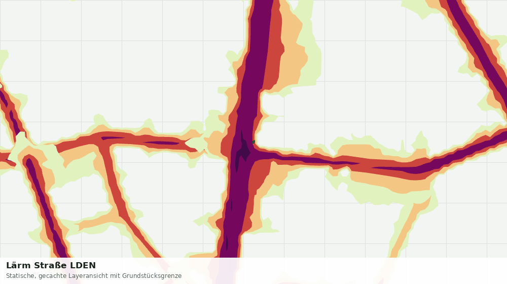 Statische Kartenansicht: Lärm Straße LDEN