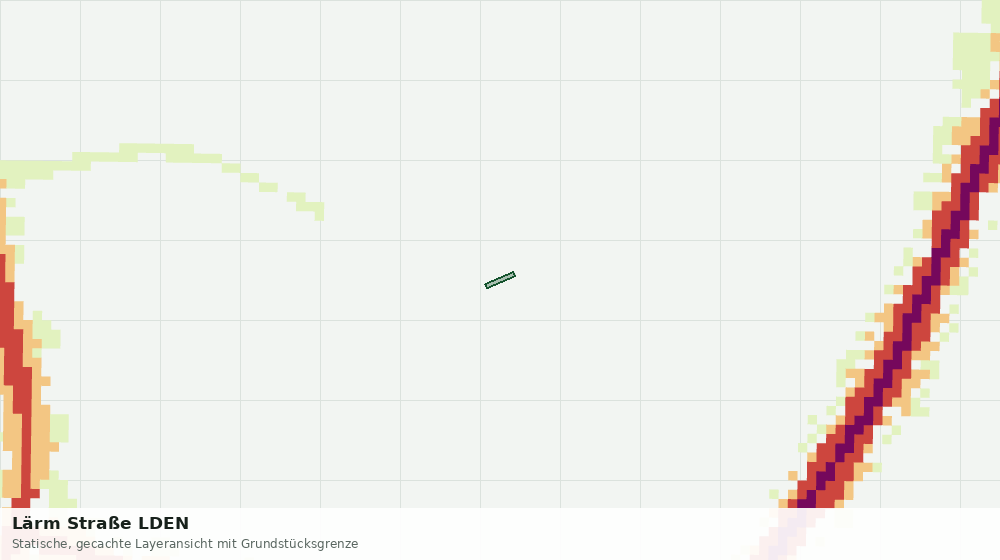 Statische Kartenansicht: Lärm Straße LDEN