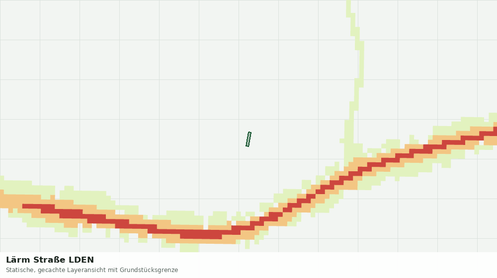 Statische Kartenansicht: Lärm Straße LDEN