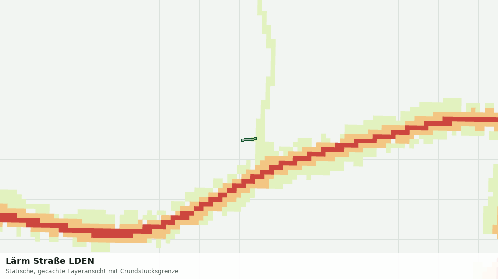 Statische Kartenansicht: Lärm Straße LDEN