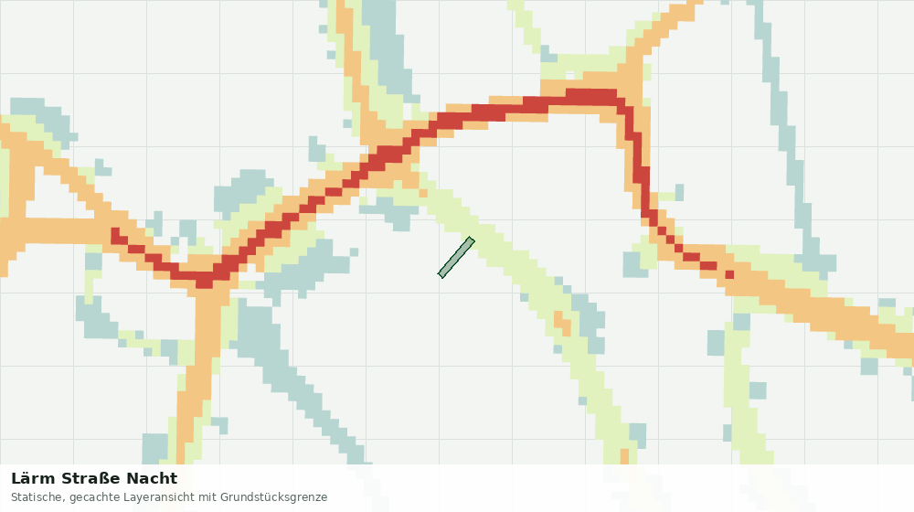 Statische Kartenansicht: Lärm Straße Nacht