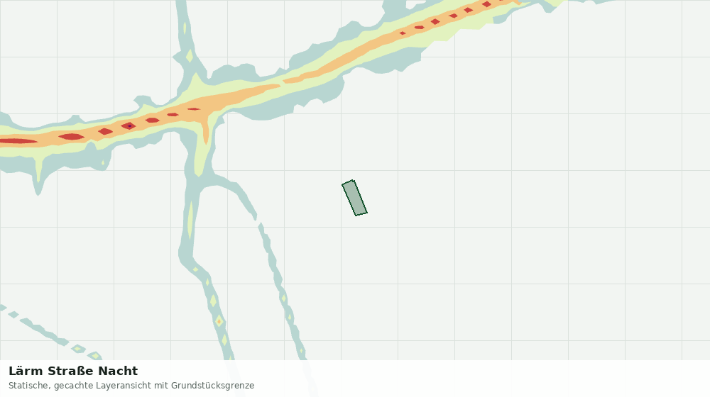 Statische Kartenansicht: Lärm Straße Nacht
