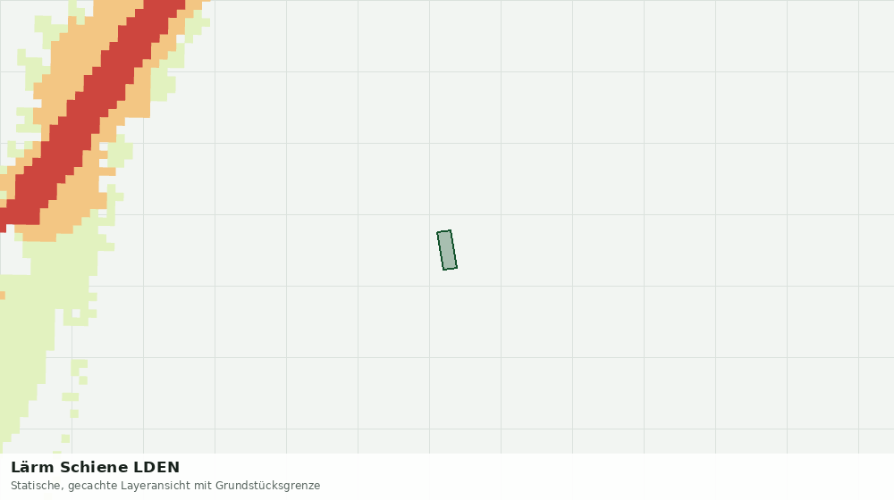 Statische Kartenansicht: Lärm Schiene LDEN