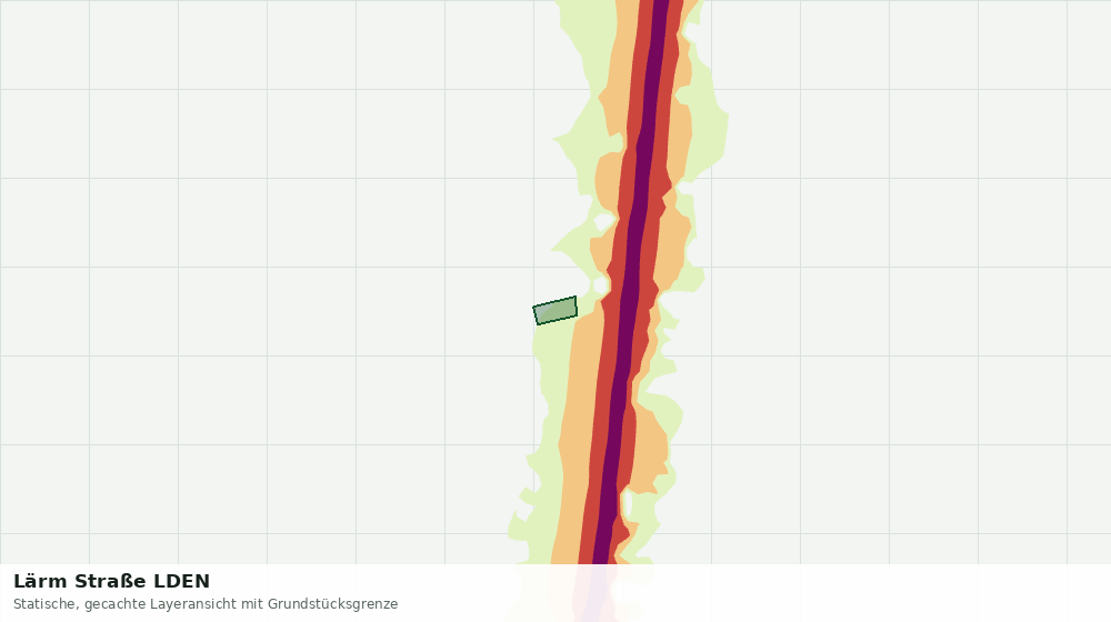 Statische Kartenansicht: Lärm Straße LDEN