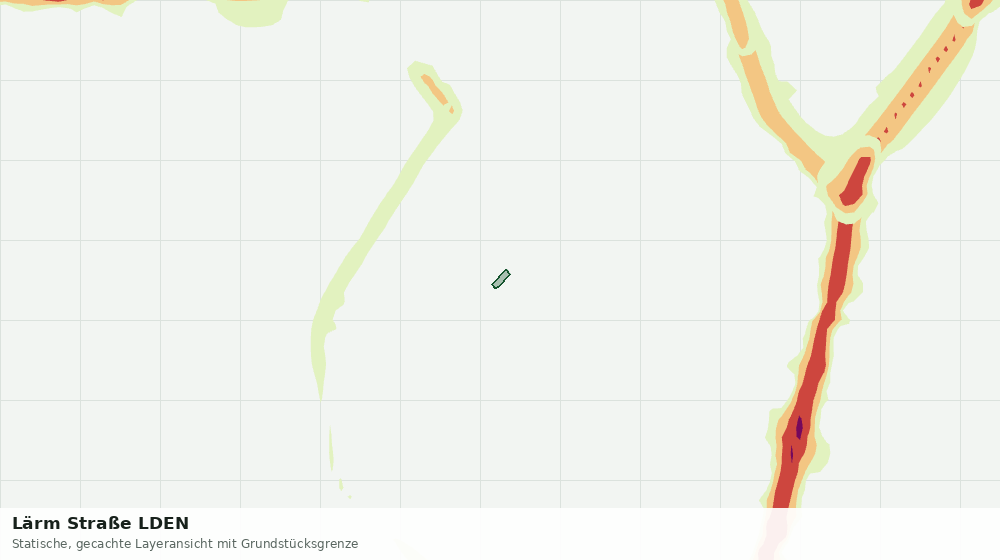 Statische Kartenansicht: Lärm Straße LDEN