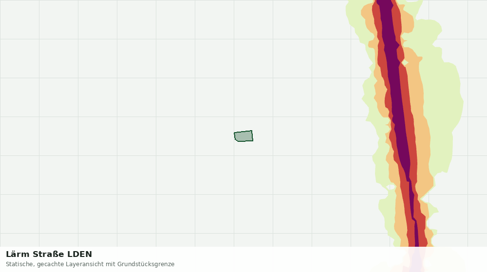 Statische Kartenansicht: Lärm Straße LDEN