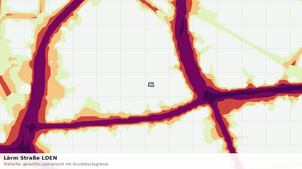 Statische Kartenansicht: Lärm Straße LDEN