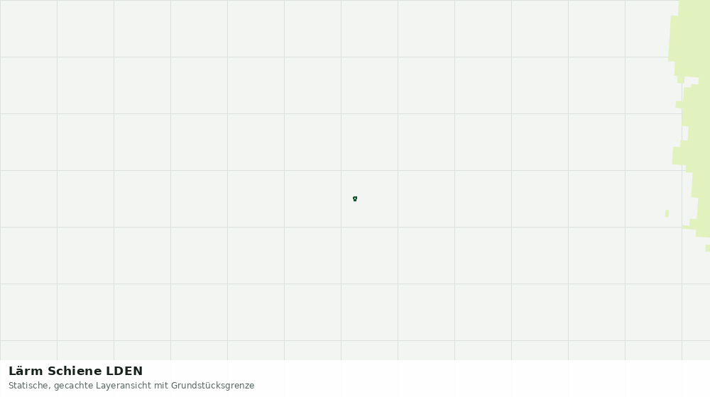Statische Kartenansicht: Lärm Schiene LDEN