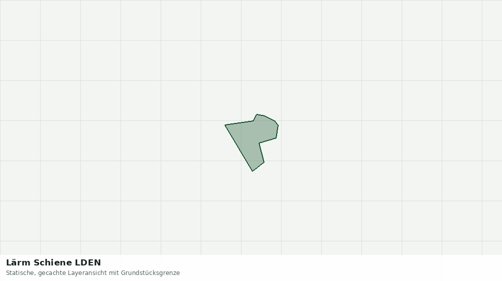 Statische Kartenansicht: Lärm Schiene LDEN