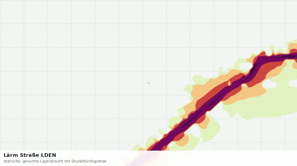 Statische Kartenansicht: Lärm Straße LDEN