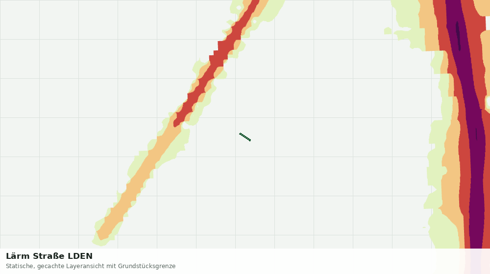 Statische Kartenansicht: Lärm Straße LDEN
