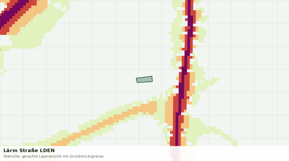 Statische Kartenansicht: Lärm Straße LDEN