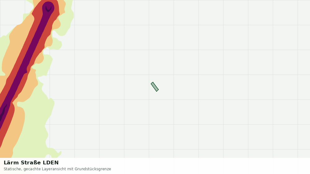Statische Kartenansicht: Lärm Straße LDEN
